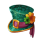 emerald frenzy hat symbol icon