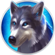 enchanted grove wolf symbol icon