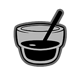 epic sixsixsix food symbol icon