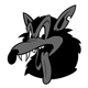 epic sixsixsix wolf symbol icon