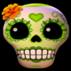 esqueleto explosivo 2 powerpoints skeleton green symbol icon