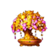 everlasting turtle tree symbol icon