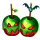 evil witch laugh candy symbol icon