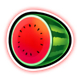expanding wins watermelon symbol icon
