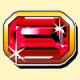 extra wild red gemstone symbol icon