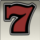 extreme pay seven red symbol icon
