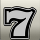 extreme pay seven white symbol icon