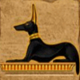 eye of horus dog symbol icon
