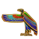 eye of horus luxe bird symbol icon