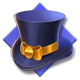 fat banker hat symbol icon