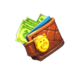 filthy stinkin rich wallet symbol icon