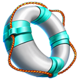 fishermans bounty big game fishing life preserver symbol icon