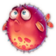 fishermans bounty deluxe red puffer fish symbol icon