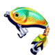 fishin the biggest bait symbol icon