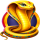 flame of ra snake symbol icon