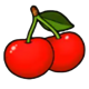 flaming bells hold and win cherries symbol icon