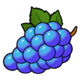 flaming bells hold and win purple grapes symbol icon