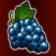 flaming hot extreme grapes symbol icon