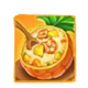 floating market pineapple symbol icon