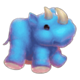 fluffy favourites clawmania blue rhino symbol icon