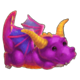 fluffy favourites clawmania dragon plush symbol icon