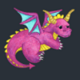 fluffy favourites dragon symbol icon