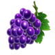 fortune crown gold gift grapes symbol icon