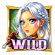 fortune maiden wild symbol icon
