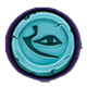 fortune mummy eye token symbol icon