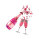 foxin twins champagne symbol icon
