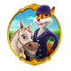foxin twins fox horse symbol icon
