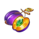 fruit blaze plum symbol icon