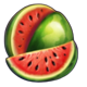 fruit empire sliced watermelon symbol icon