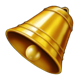 fruit lock 7 gold bell symbol icon