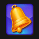 fruit machine mega bonus bell symbol icon