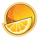 fruit shop powerpoints orange symbol icon