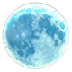 full moon frenzy blue moon symbol icon