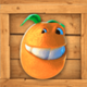 funky fruits farm orange symbol icon