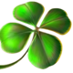 gameart lady luck cloverleaf symbol icon