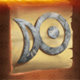 gaming alchemy white scroll symbol icon