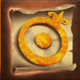 gaming alchemy yellow scroll symbol icon