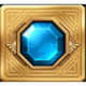 gems of zeus blue gem symbol icon