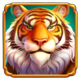 genies chest hold n link tiger symbol icon