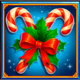 gift mania candy canes symbol icon