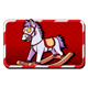 gingerdead evil rocking horse symbol icon