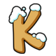 gingerdead k symbol icon
