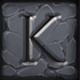 gloria invicta stone k symbol icon