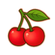 glowing hot 10 classics series cherry symbol icon
