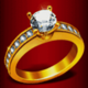 go gold ring symbol icon