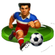 goal goal goal pachin goal blue player symbol icon
